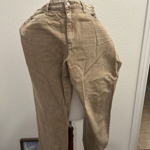 KanCan Beige Corduroy Trousers